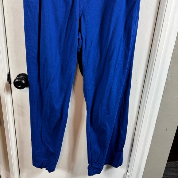 Fruit of the Loom Men’s Royal Blue Cotton Lounge Pants Size 3XL with Pocket - Picture 4 of 6